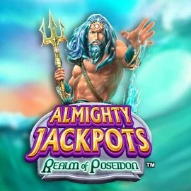 Almighty Jackpots – Realm of Poseidon game by Novomatic – logo hosted on Lamabet Casino