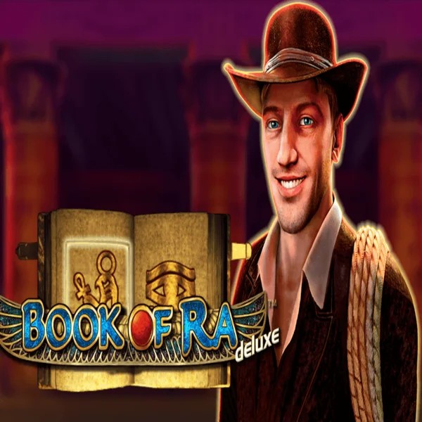 Try Book of Ra Deluxe slot by Novomatic on lamabets.net – logo image