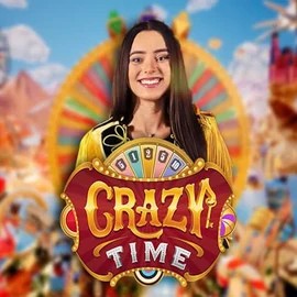 Play the Crazy Time slot by Evolution on Lamabet Casino