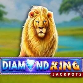 Diamond King Jackpots online game logo by SpinPlay Games on lamabets.net