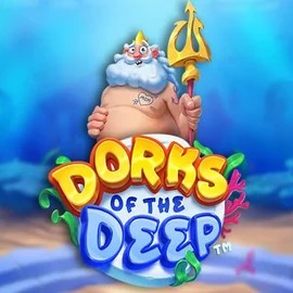 Dorks of the Deep slot logo by Hacksaw Gaming at Lamabet CasinoDorks of the Deep