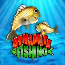Dynamite Fishing slot logo by Inspired Gaming at Lamabet Casino