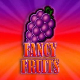 Fancy Fruits online game logo by Gamomat on lamabets.net