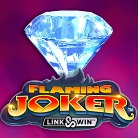 Flaming Joker Link and Win online game logo by Barstruck on lamabets.net