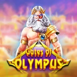 Gates of Olympus slot logo by Pragmatic Play at Lamabet Casino