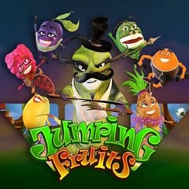 Jumping Fruits by Wazdan, showcased at lamabets.net – game logo