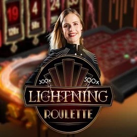 Lightning Roulette logo – Live Casino by Evolution at Lamabet Casino