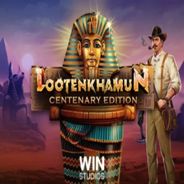 Loot'en Khamun the Dead Sea Scrolls logo – Slots by Win Studios at Lamabet Casino