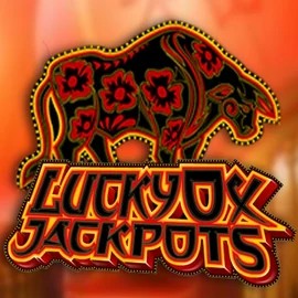 Lucky Ox Jackpots online game logo by Rival on lamabets.net