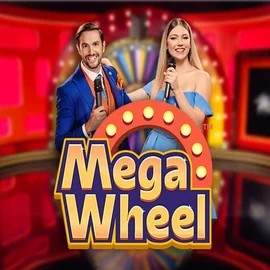 Mega Wheel slot logo by Pragmatic Play at Lamabet Casino