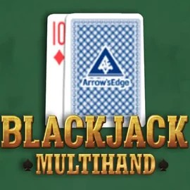 Multihand Blackjack online game logo by Pragmatic Play on lamabets.net