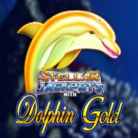 Enjoy Dolphin Gold with Stellar Jackpots by Lightning Box Game – logo hosted on lamabets.net