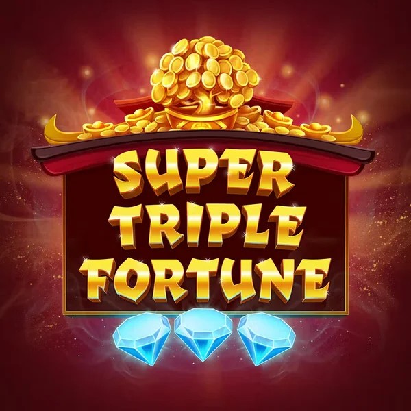 Super Triple Fortune slot visual from Greentube available on lamabets.net