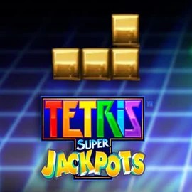 Tetris Super Jackpots by WMS, showcased at lamabets.net – game logo