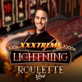 XXXtreme Lightning Roulette slot logo by Evolution at Lamabet Casino
